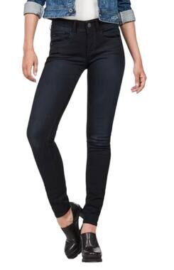 G-Star Raw jeans Lyn mid waist skinny dark blue size 24x32